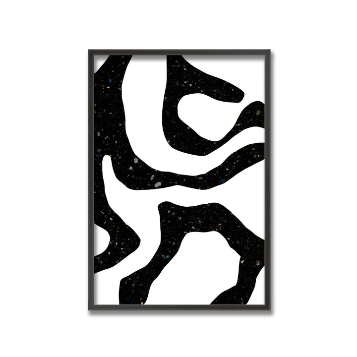 "Black Gems" Framed Print Wall Art