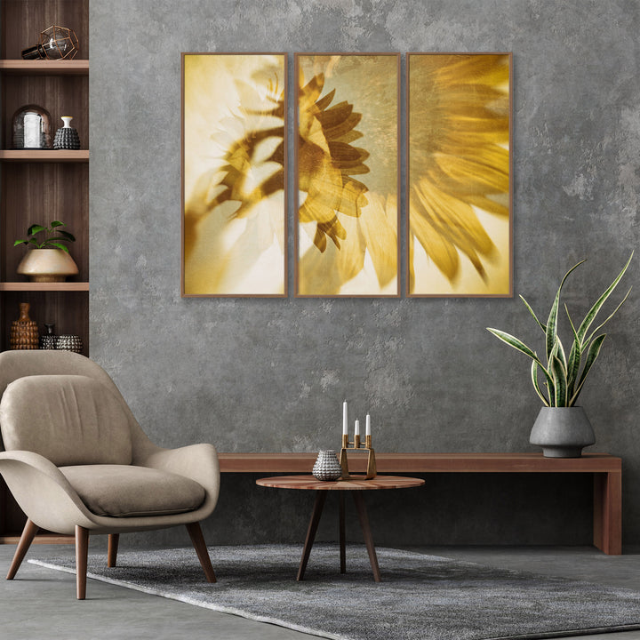 "Just like the Sun" Framed 3-Piece Wall Art Set