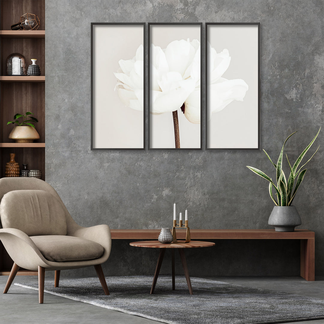 "Peony 11" Framed 3-Piece Wall Art Set