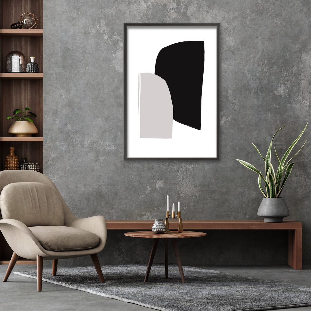 "Abstractions No 5" Framed Print Wall Art