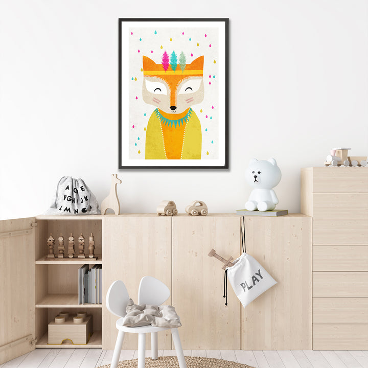 Kids Framed Art Print | The Rainmaker