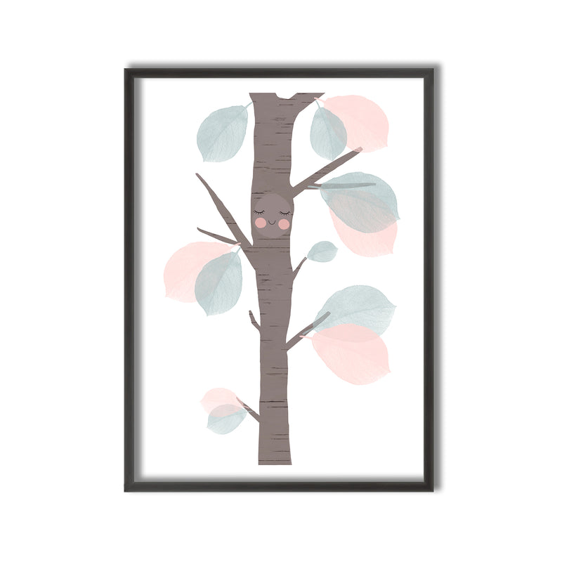 Kids Framed Art Print | Little Tree