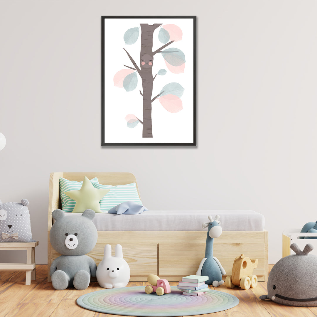 Kids Framed Art Print | Little Tree