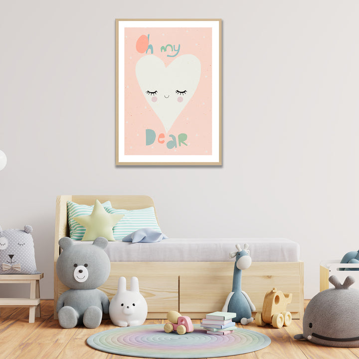 Kids Framed Art Print | Oh My Dear