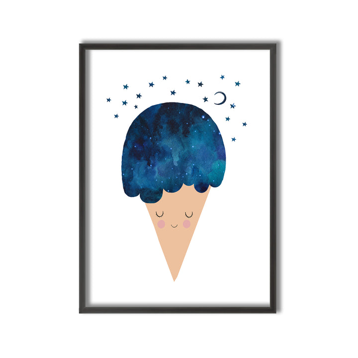 Kids Framed Art Print | Sleep Well