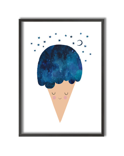 Kids Framed Art Print | Sleep Well