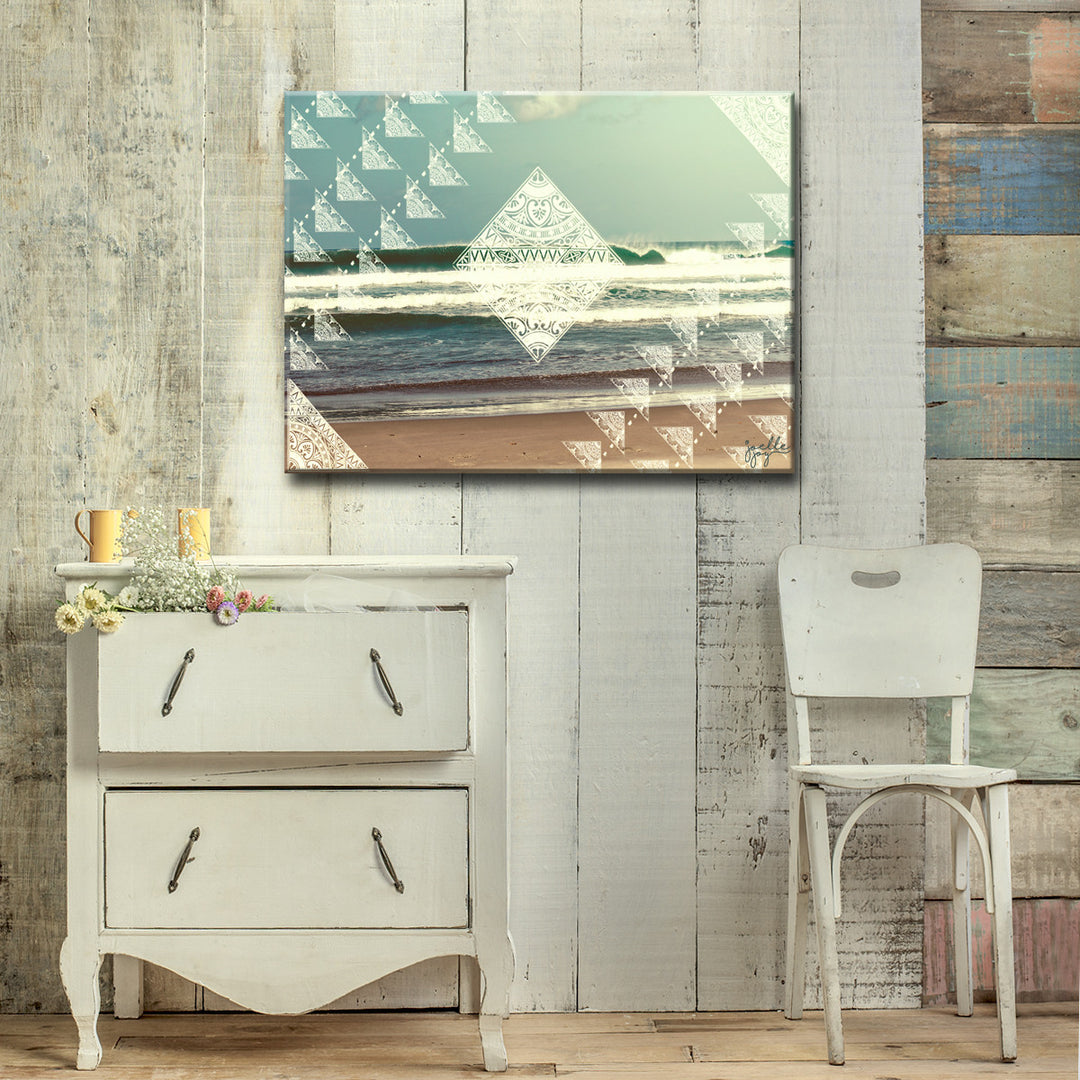 Energy of The Ocean' Wrapped Canvas Wall Art