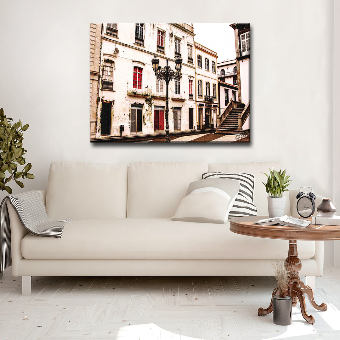 Fade Out Lines' Wrapped Canvas Wall Art
