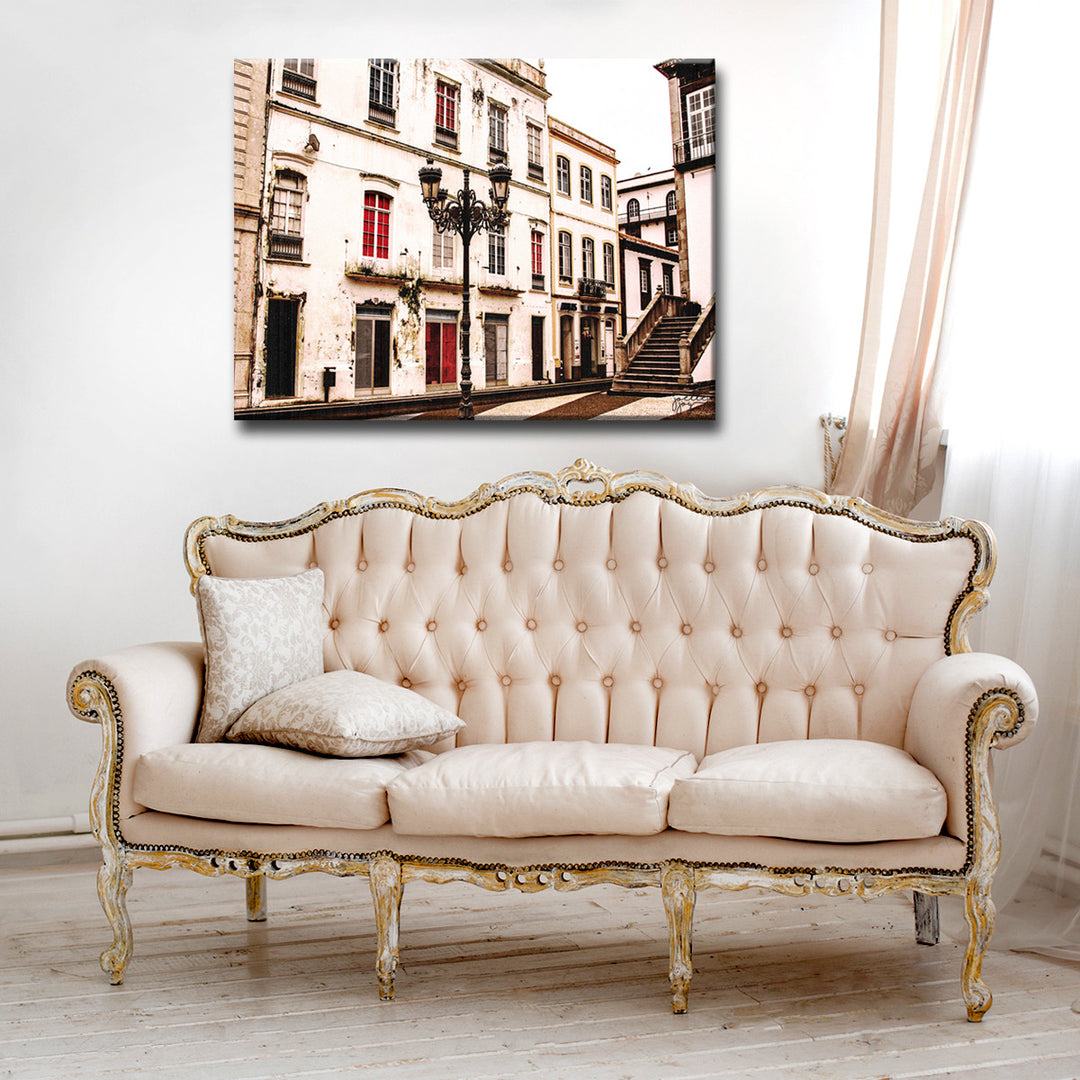 Fade Out Lines' Wrapped Canvas Wall Art