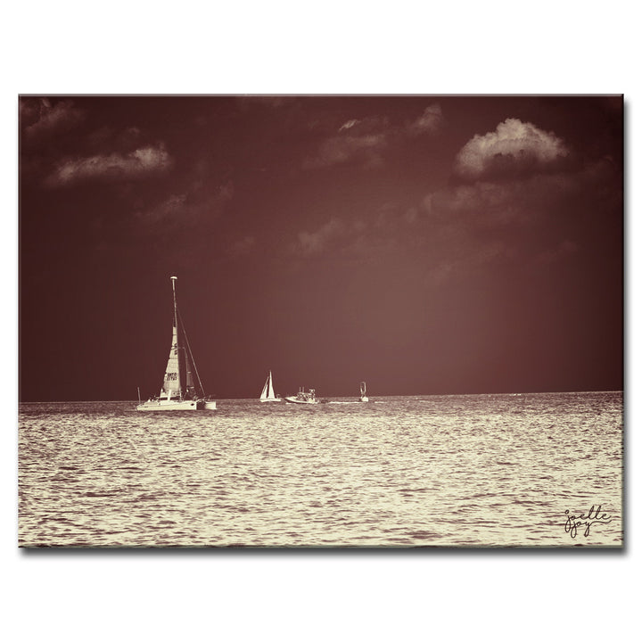 Home Before Dark' Wrapped Canvas Wall Art