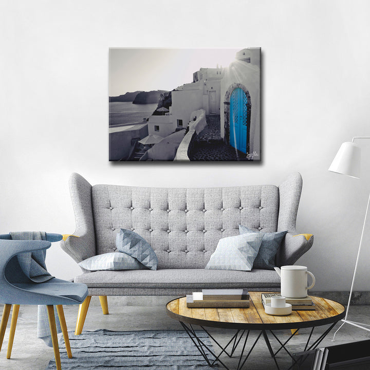 Lady in White' Wrapped Canvas Wall Art