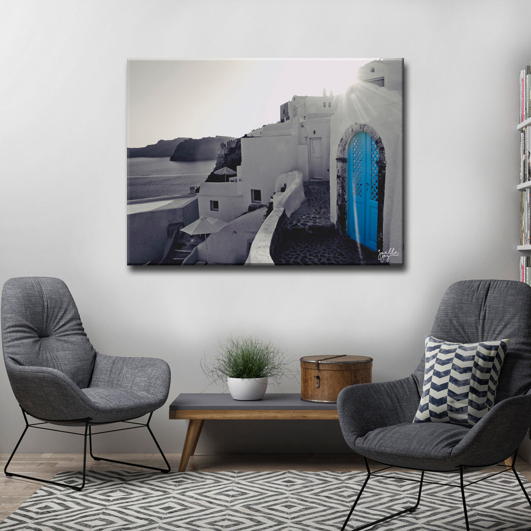 Lady in White' Wrapped Canvas Wall Art