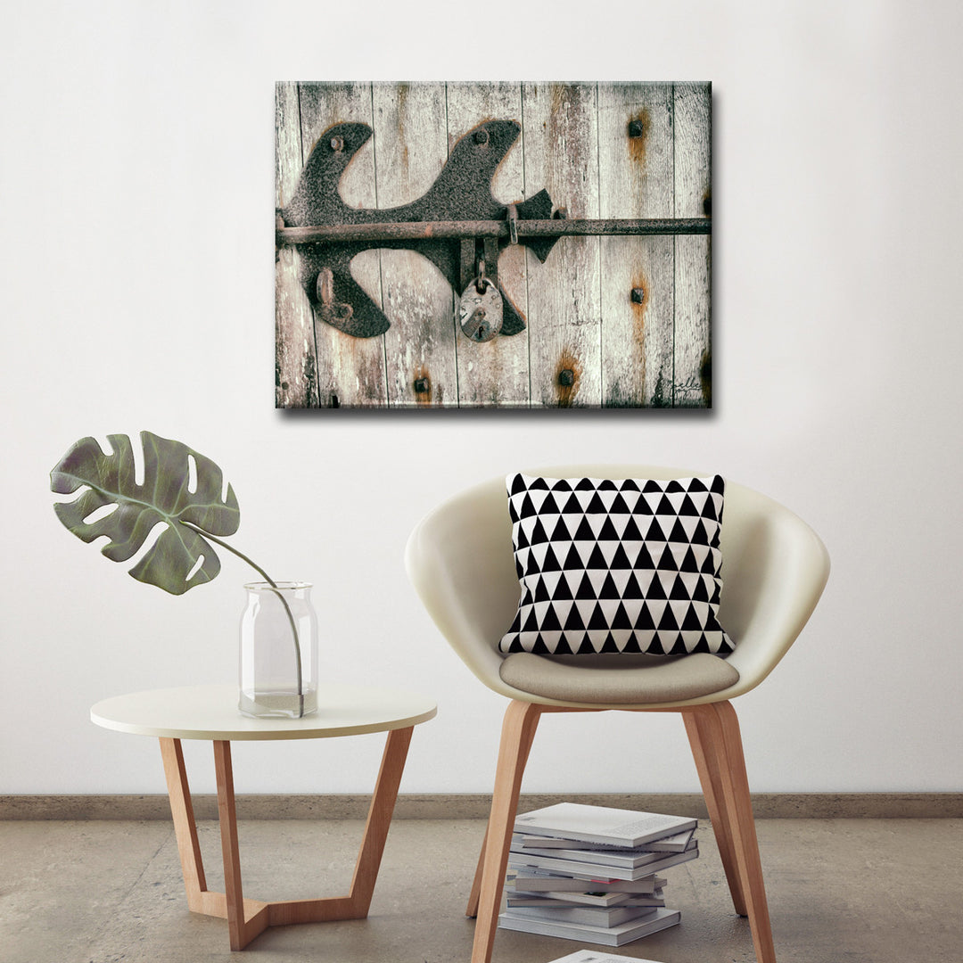 Lock And Key' Wrapped Canvas Wall Art