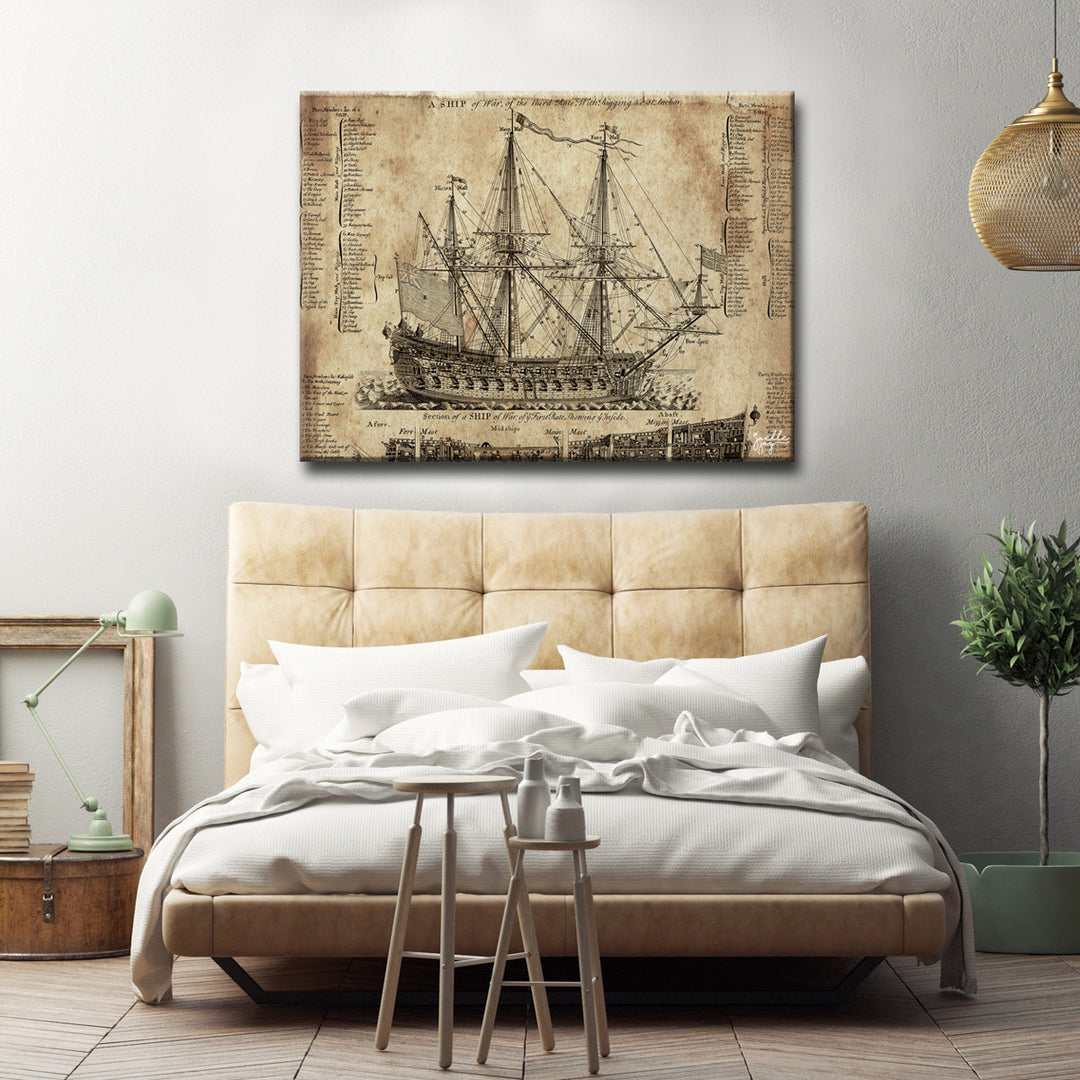 Old Dark Moon' Wrapped Canvas Wall Art
