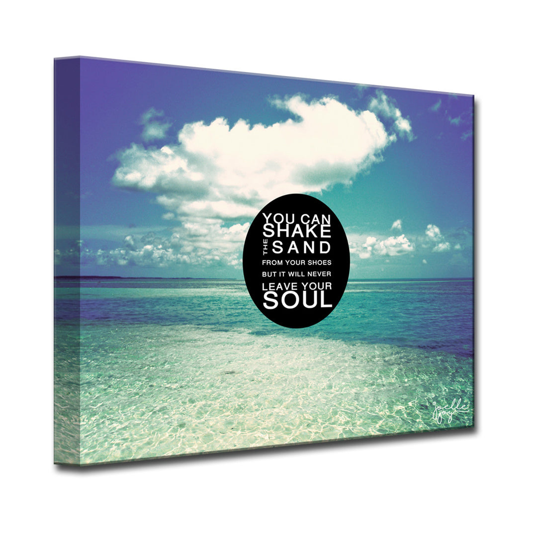 Shake Sand' Wrapped Canvas Wall Art