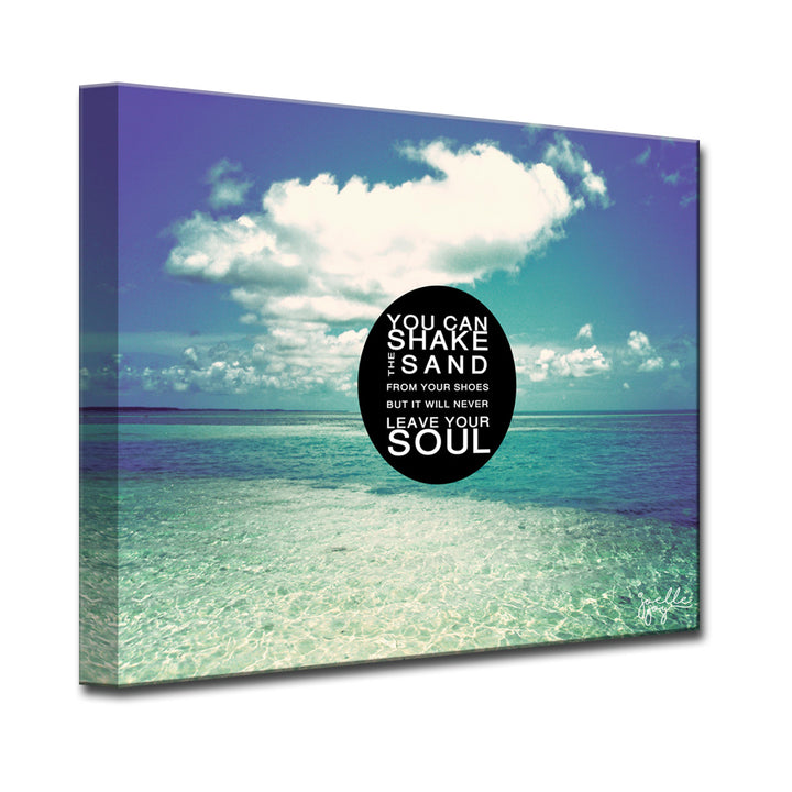 Shake Sand' Wrapped Canvas Wall Art