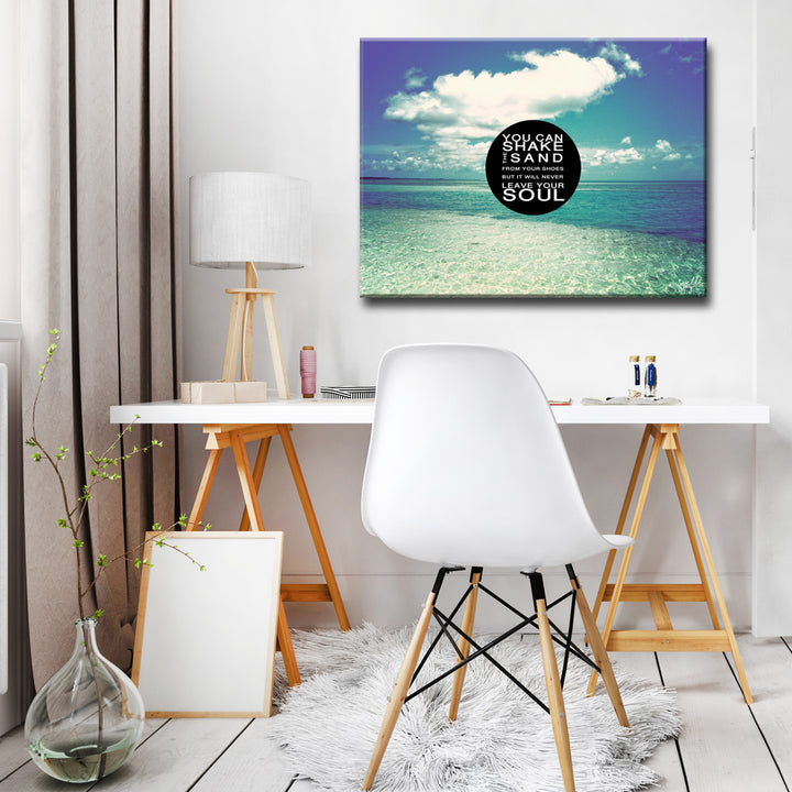Shake Sand' Wrapped Canvas Wall Art