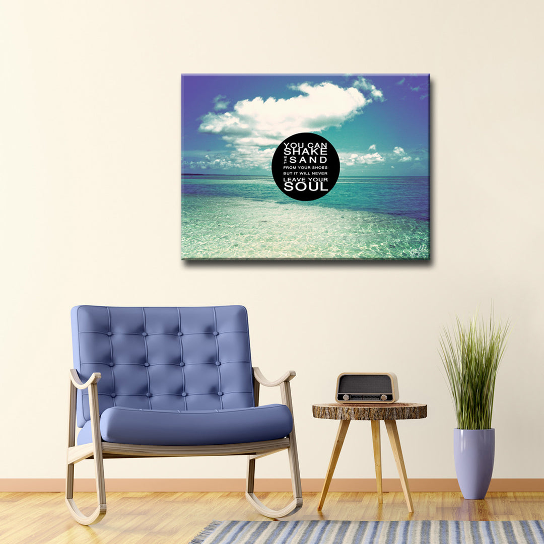 Shake Sand' Wrapped Canvas Wall Art