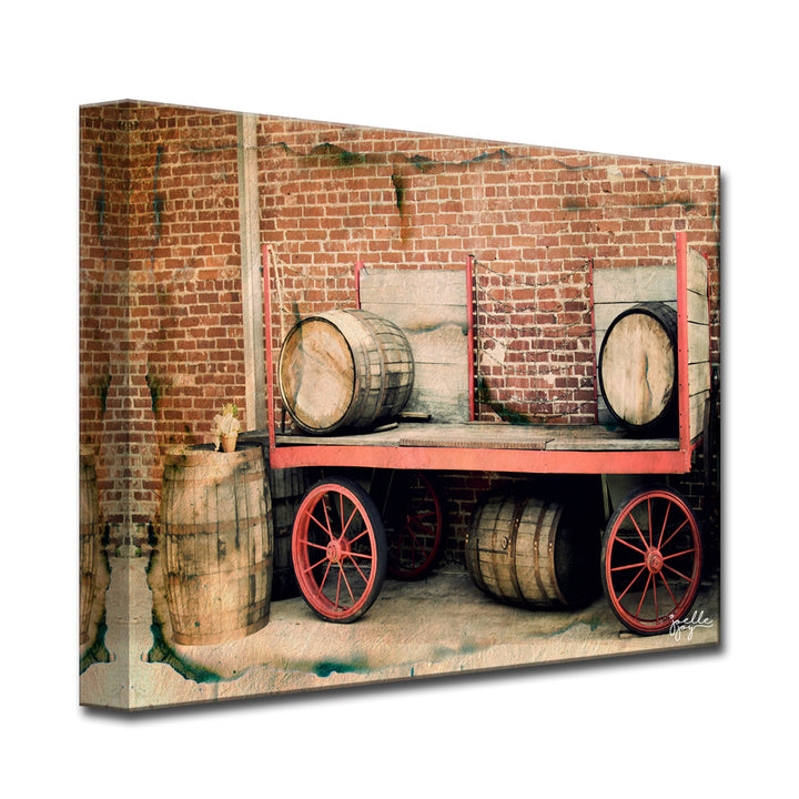 Wagon Wheel' Wrapped Canvas Wall Art