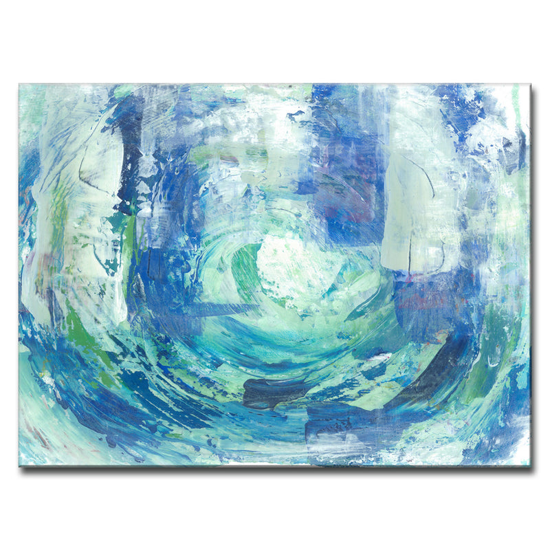 Calming Blue Spa' Wrapped Canvas Wall Art