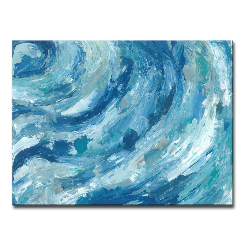 Evening Ocean Swells' Wrapped Canvas Wall Art