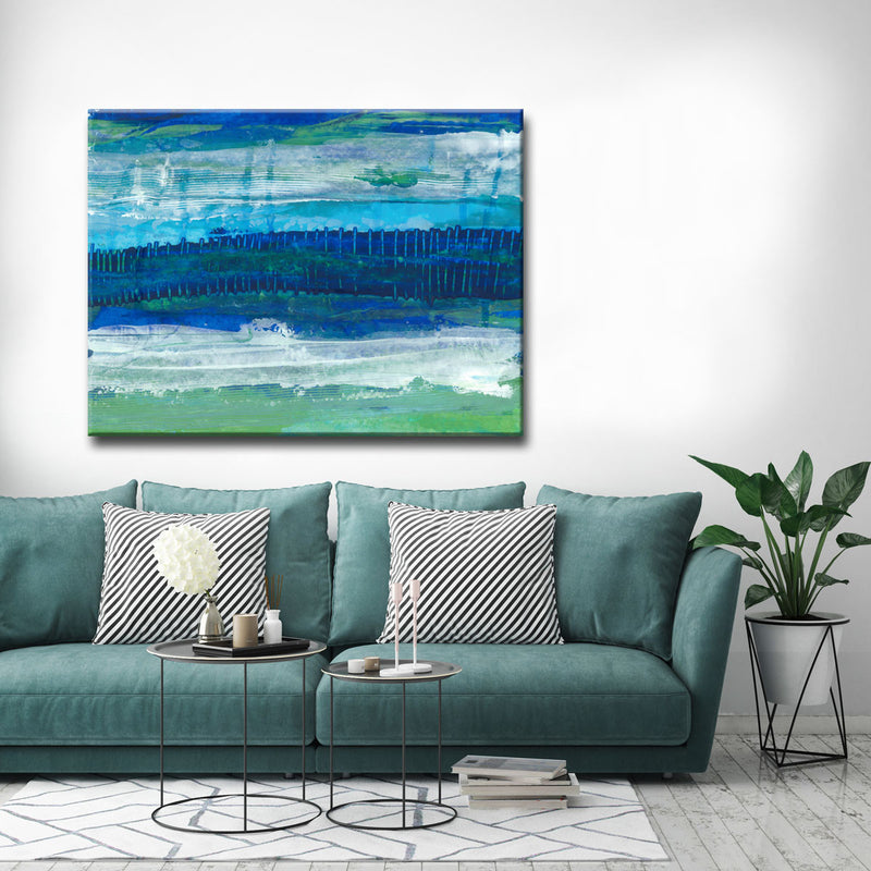 Deeper Ocean Layers' Wrapped Canvas Wall Art