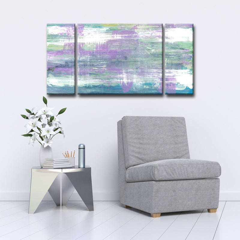 Lavender Calm Morning' 2 Piece Wrapped Canvas Wall Art Set