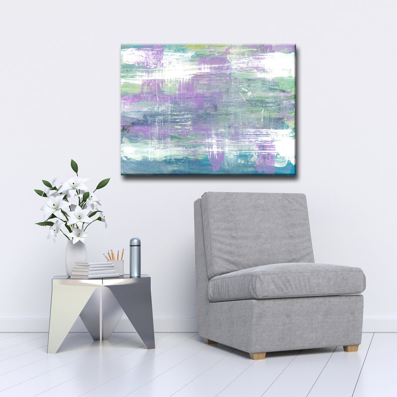 Lavender Calm Morning' Wrapped Canvas Wall Art