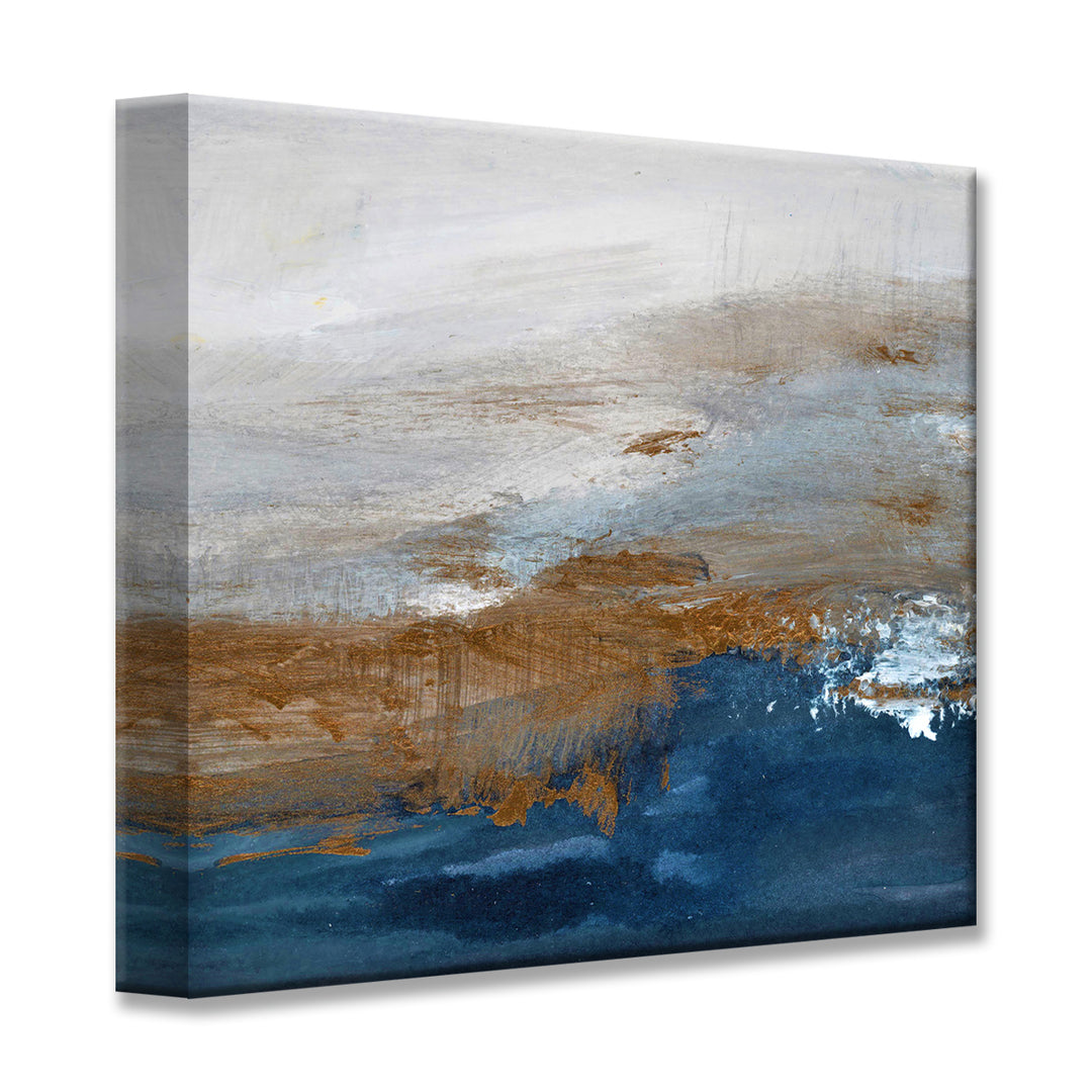 Copperelle' Wrapped Canvas Abstract Wall Art