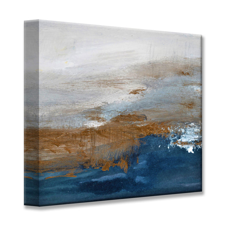 Copperelle' Wrapped Canvas Abstract Wall Art