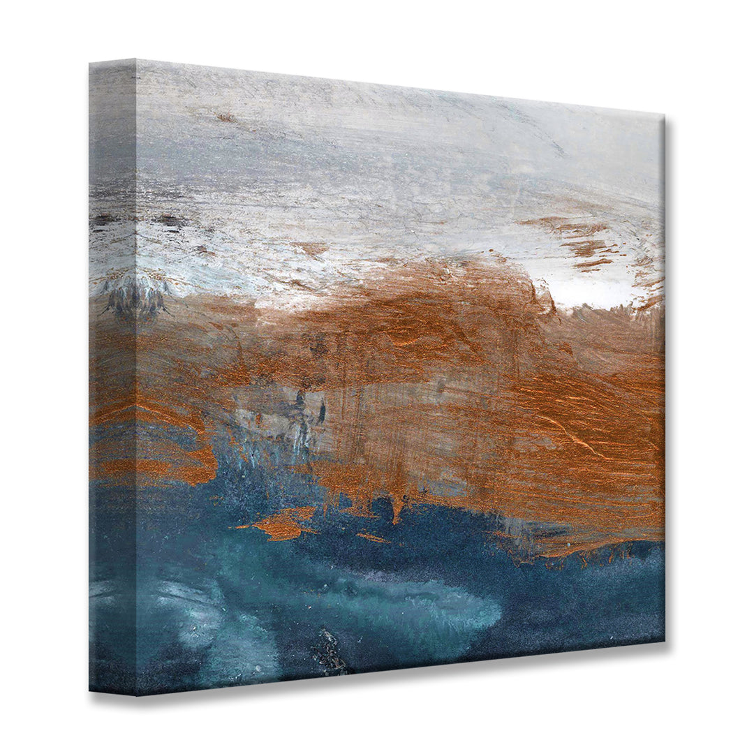 Copperize' Wrapped Canvas Abstract Wall Art