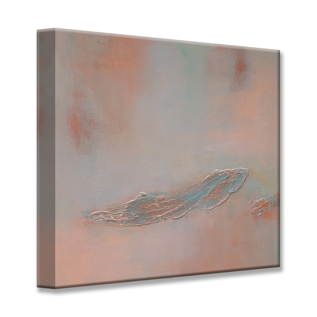 Desert Turquoise' Wrapped Canvas Abstract Wall Art