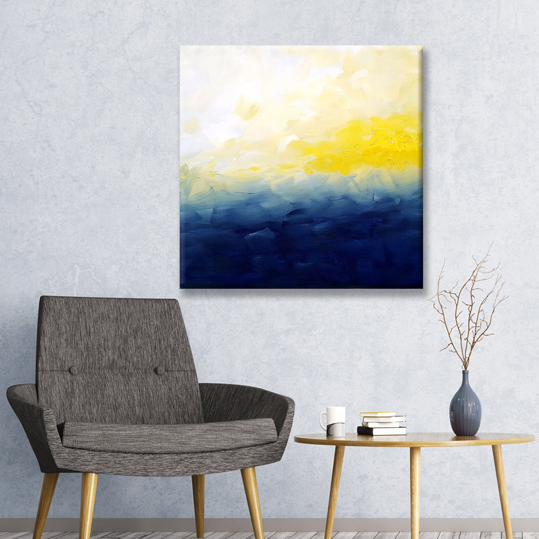 Good Day for a Sail' Wrapped Canvas Abstract Wall Art