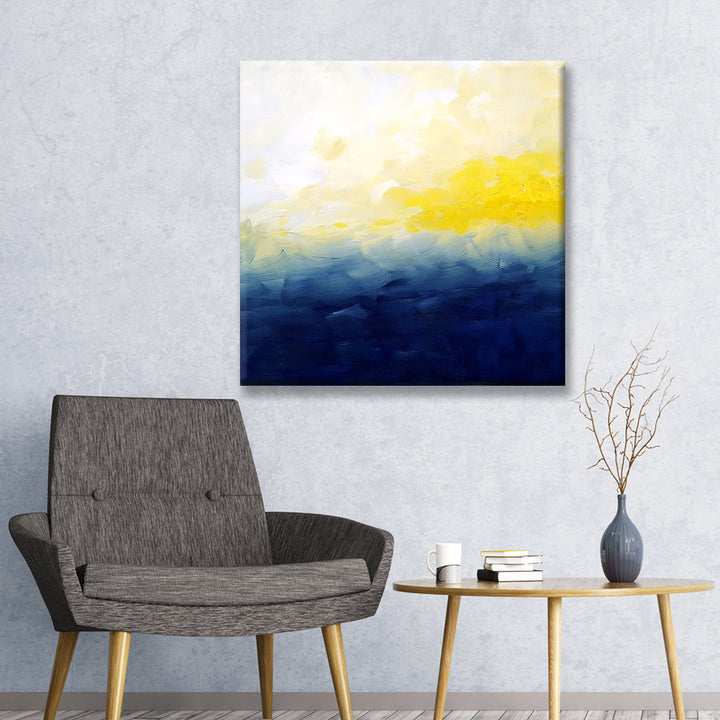 Good Day for a Sail' Wrapped Canvas Abstract Wall Art