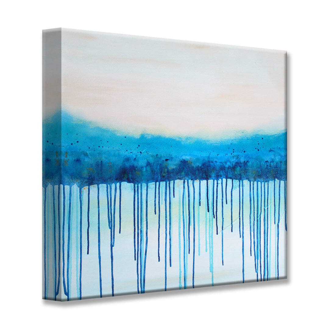 Sea Legs Face' Wrapped Canvas Abstract Wall Art