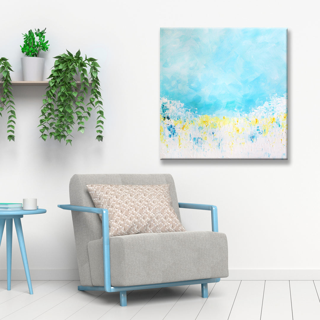 Sweet Bliss' Wrapped Canvas Abstract Wall Art