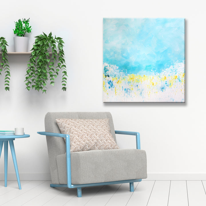 Sweet Bliss' Wrapped Canvas Abstract Wall Art
