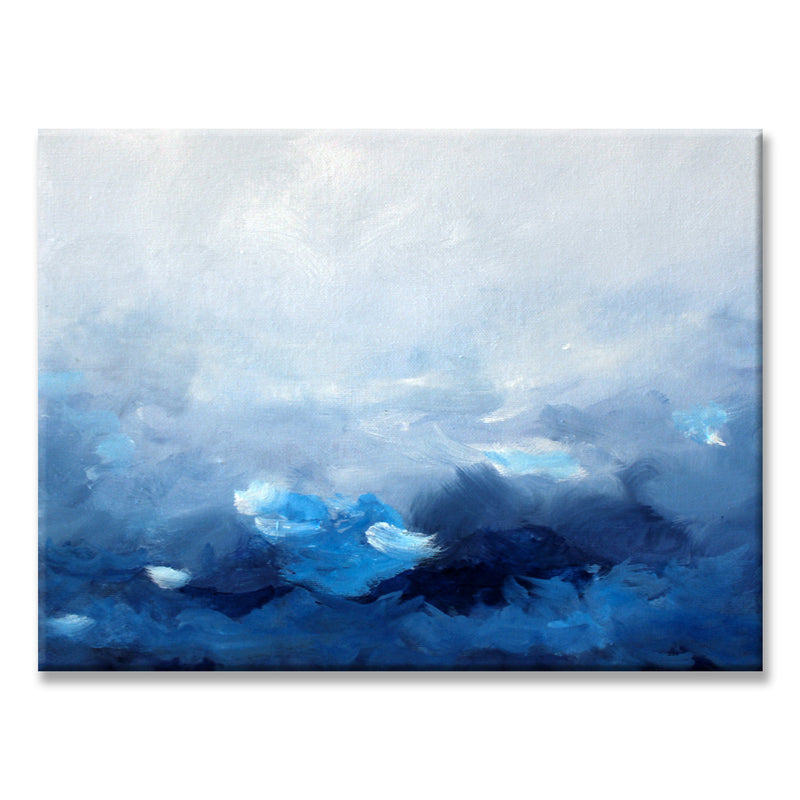 Wave of the World' Wrapped Canvas Abstract Wall Art
