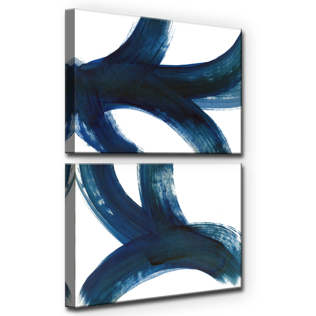 On the Move I/II' Wrapped Canvas Art Set