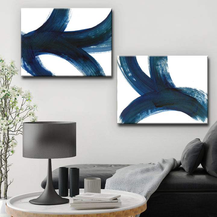 On the Move I/II' Wrapped Canvas Art Set