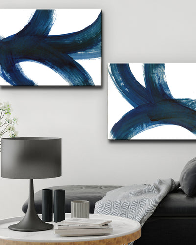 On the Move I/II' Wrapped Canvas Art Set