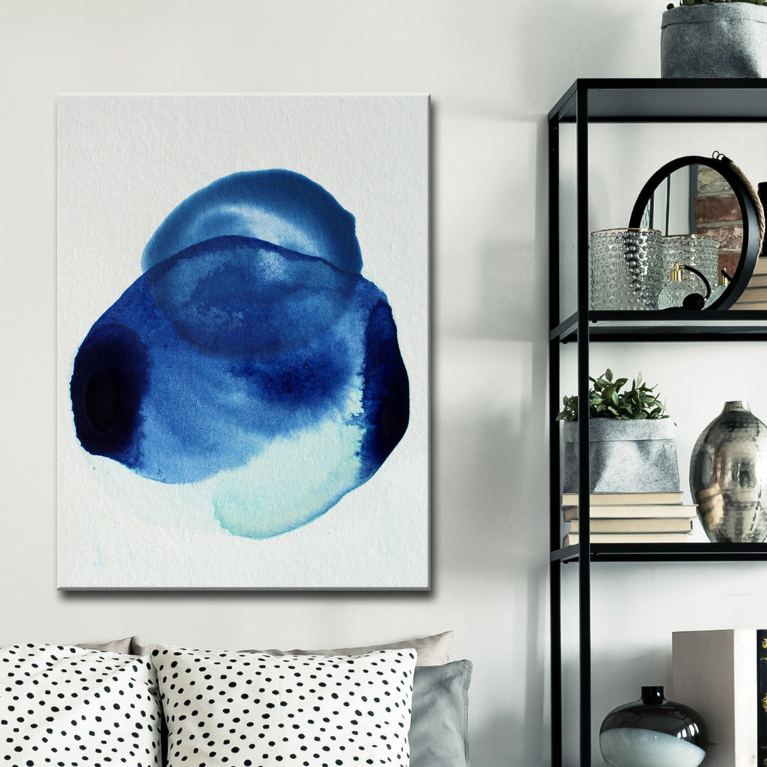 Translucence in Blue' Wrapped Canvas Wall Art