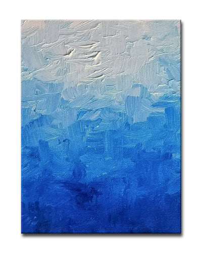 Bluespection' Wrapped Canvas Wall Art