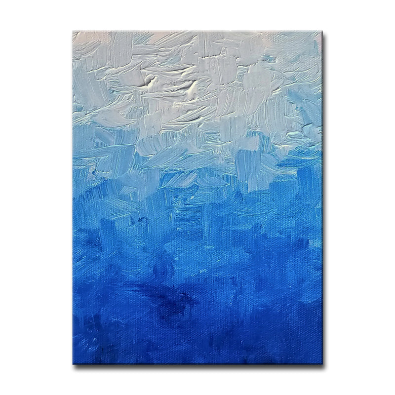 Bluespection' Wrapped Canvas Wall Art