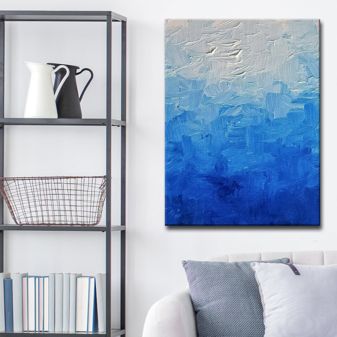 Bluespection' Wrapped Canvas Wall Art