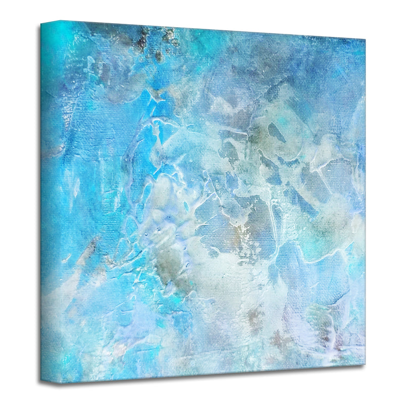 Abstract Sea' Wrapped Canvas Art