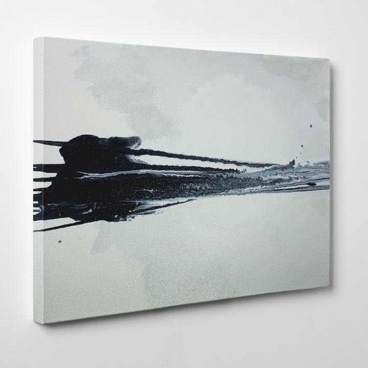 'Onyx Landscape' Wrapped Canvas Wall Art