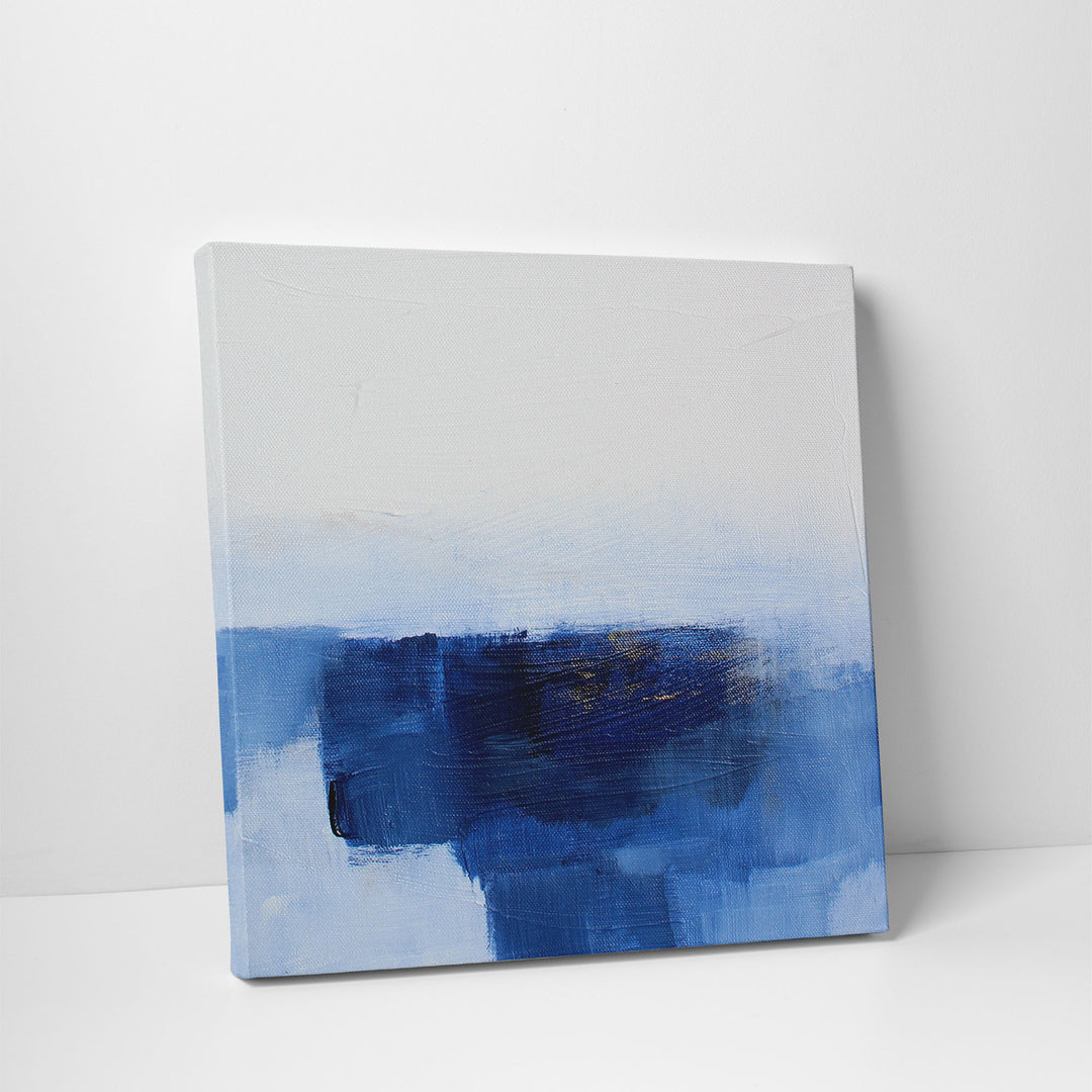 'Blue Madness' Wrapped Canvas Wall Art