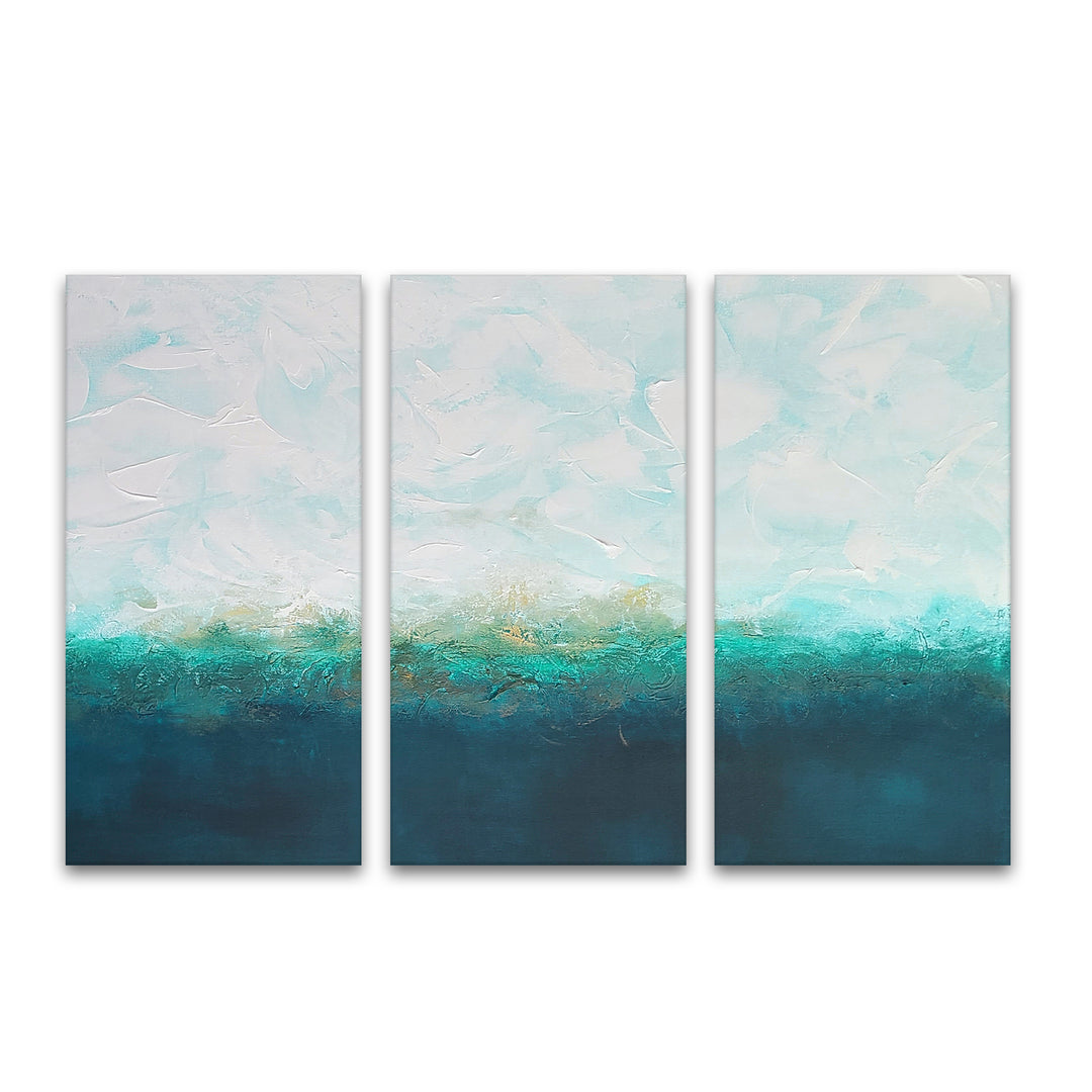 'Swept Away By Clouds' Wrapped Canvas Wall Art