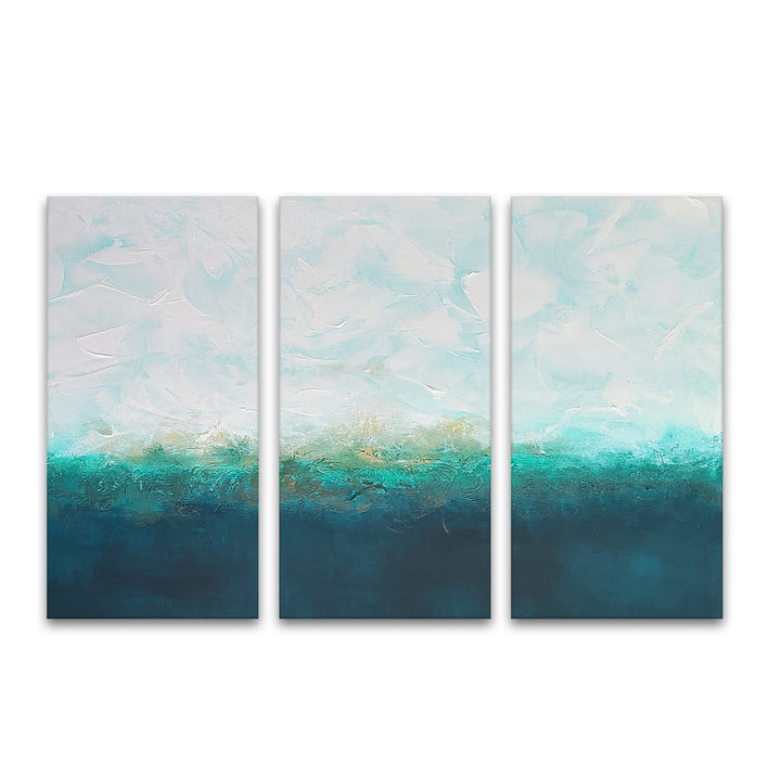 'Swept Away By Clouds' Wrapped Canvas Wall Art